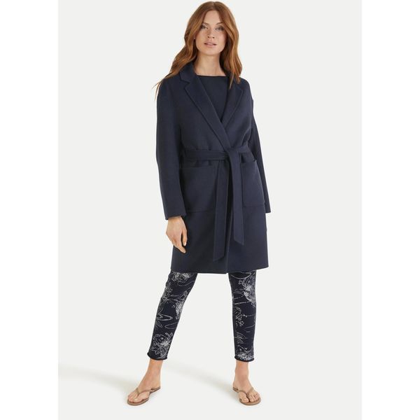 JUVIA Mantel Coat in Blau